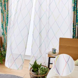 北欧レースカーテン　アーガイルボイル