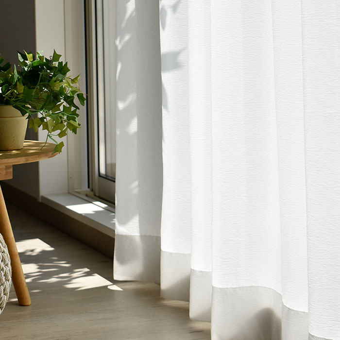 レースカーテン　クリンクル