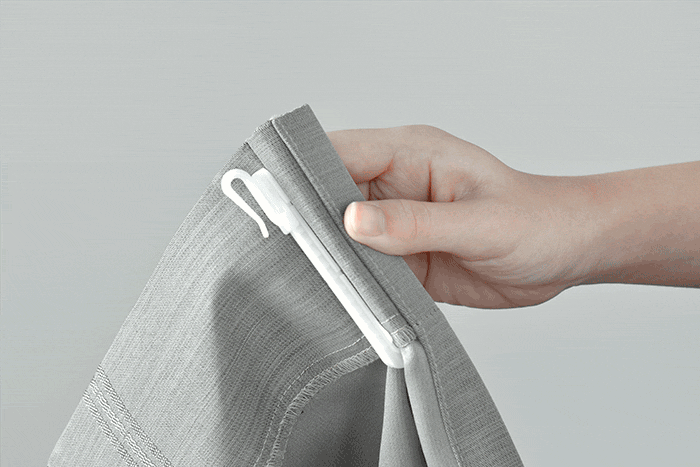 カーテンのアジャスターフック(Aフック)の調整