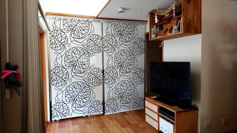 ロールスクリーン　ボットナ｜marimekko