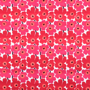 北欧カフェカーテン Marimekkoを代表する柄でお部屋にアクセントを 小さなケシの花 ミニウニッコ Marimekko カーテン通販専門店のカーテンズ